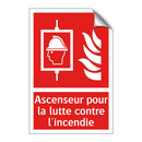Ascenseur pour la lutte contre l'incendie