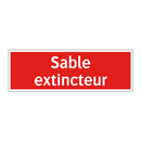 Sable extincteur