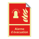 Alarme d'évacuation