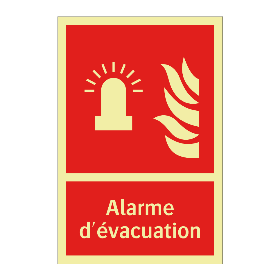 Alarme d'évacuation