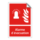 Alarme d'évacuation