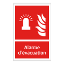 Alarme d'évacuation