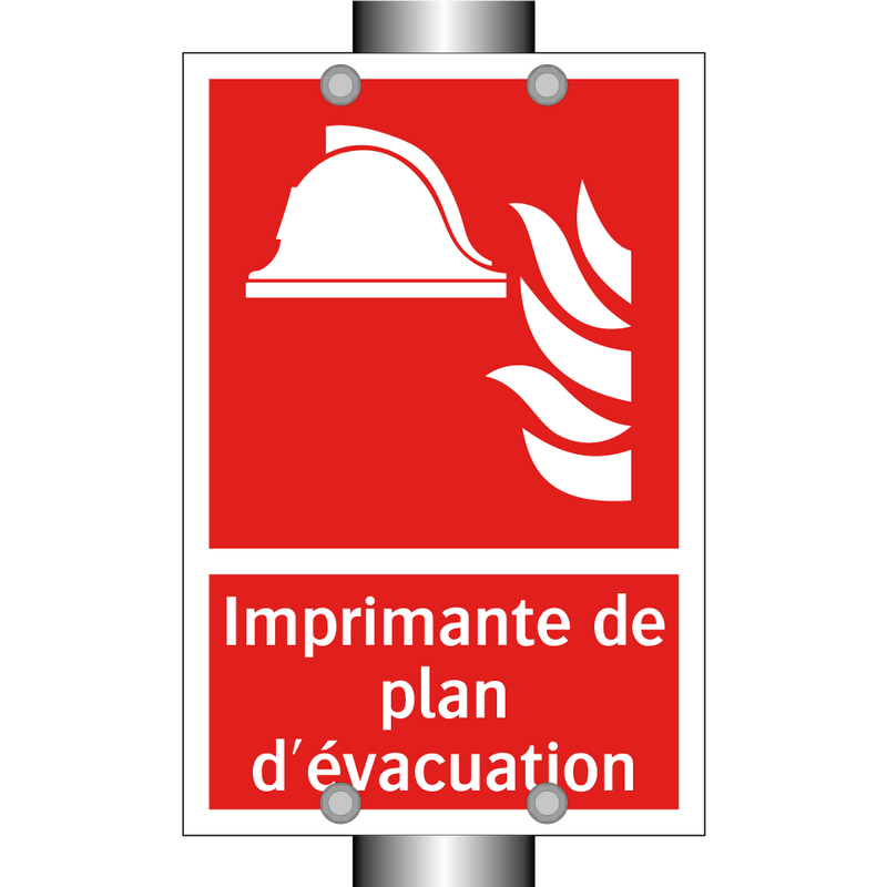 Imprimante de plan d'évacuation
