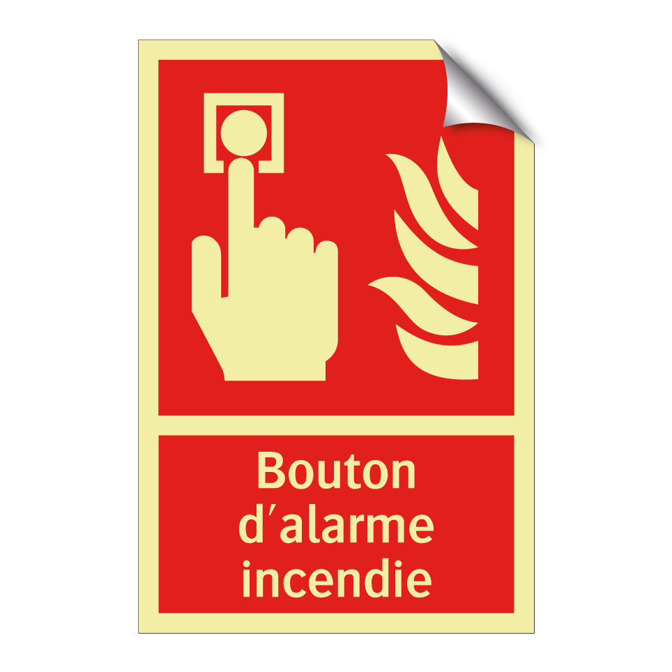 Bouton d'alarme incendie