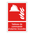 Tableau de commande d'alarme incendie