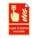 Ligne d'alarme incendie