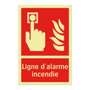 Ligne d'alarme incendie