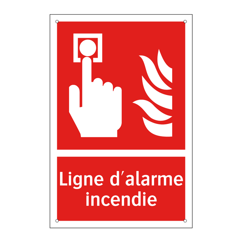 Ligne d'alarme incendie
