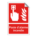 Poste d'alarme incendie