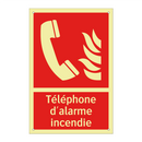 Téléphone d'alarme incendie