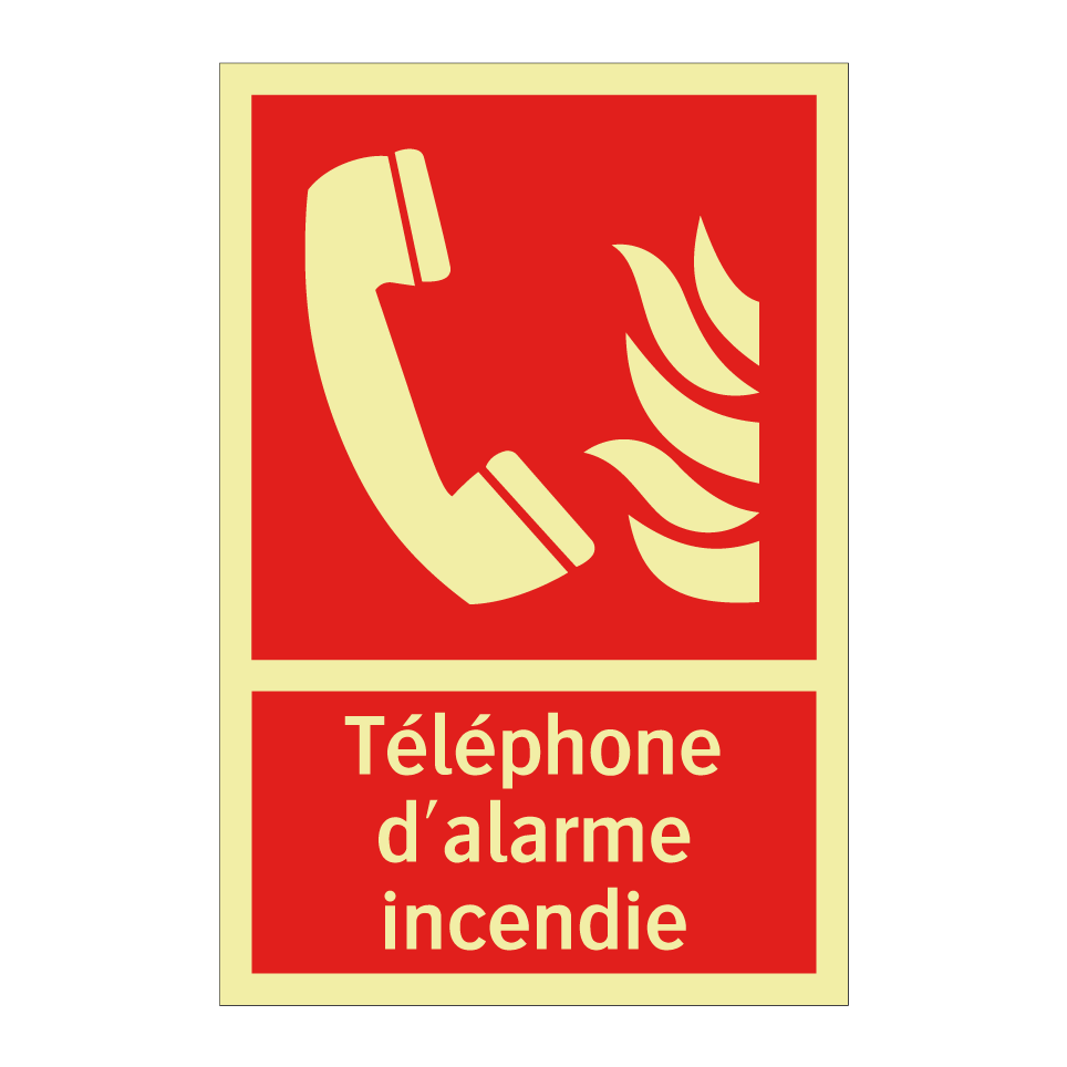 Téléphone d'alarme incendie