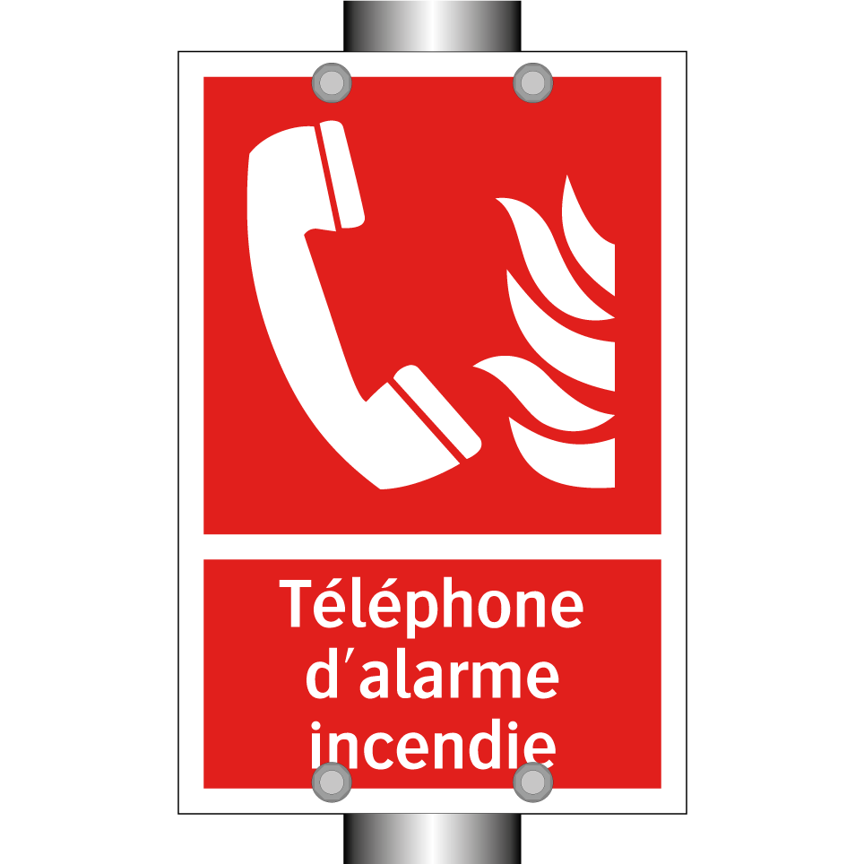 Téléphone d'alarme incendie