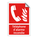 Téléphone d'alarme incendie