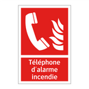 Téléphone d'alarme incendie