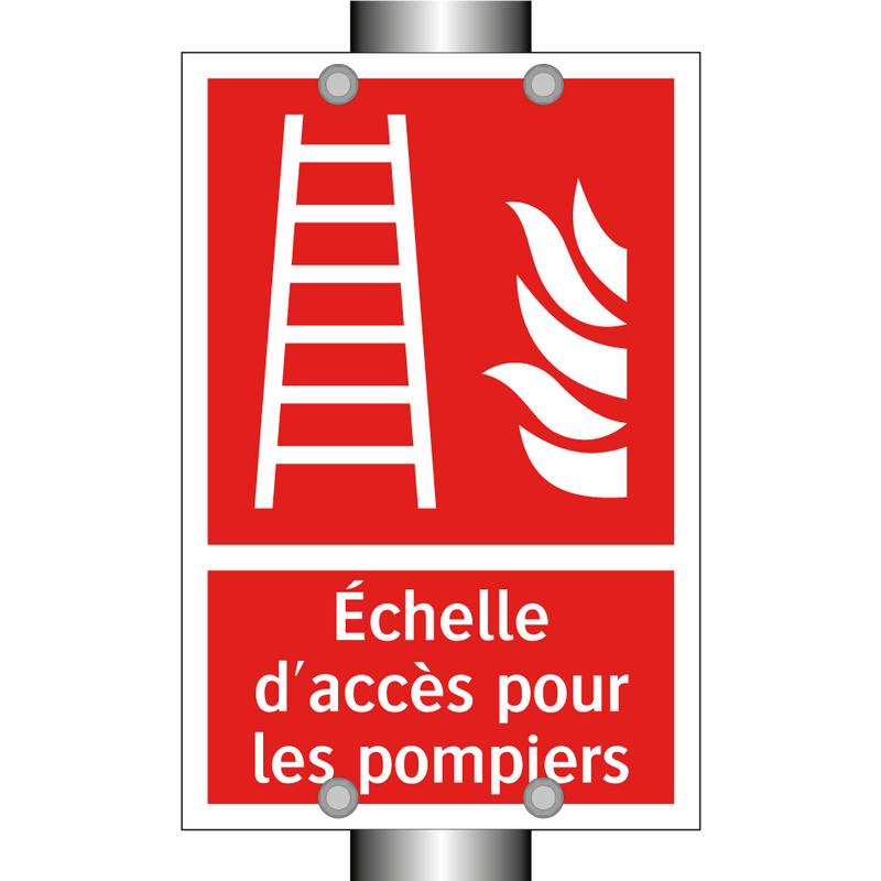 Échelle d'accès pour les pompiers