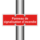 Panneau de signalisation d'incendie