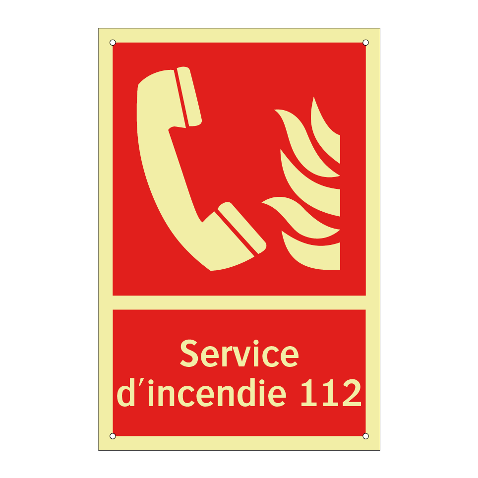 Service d'incendie 112