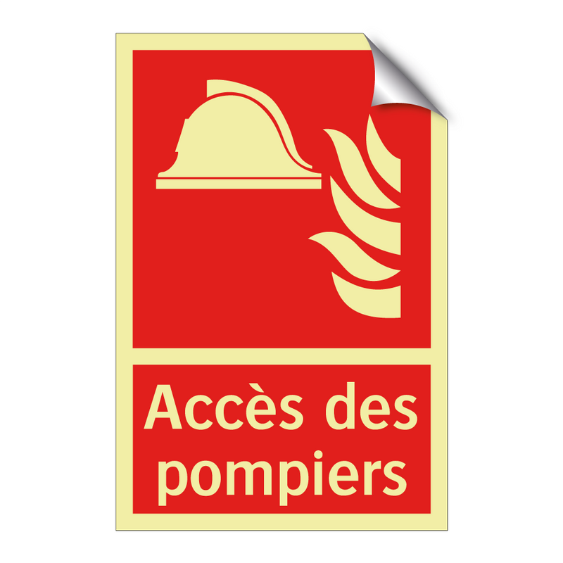 Accès des pompiers