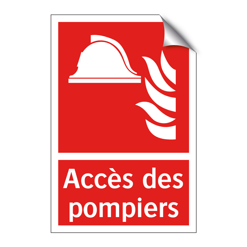 Accès des pompiers