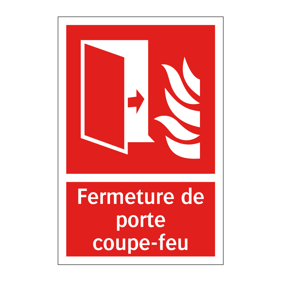 Fermeture de porte coupe-feu