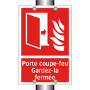 Porte coupe-feu Gardez-la fermée