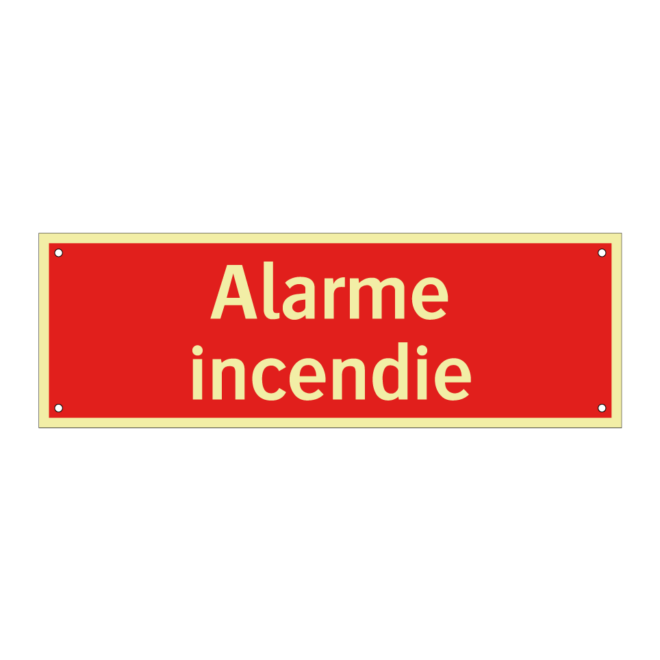 Alarme incendie