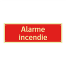 Alarme incendie