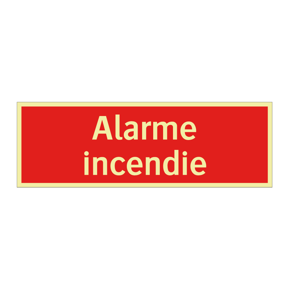 Alarme incendie