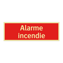 Alarme incendie