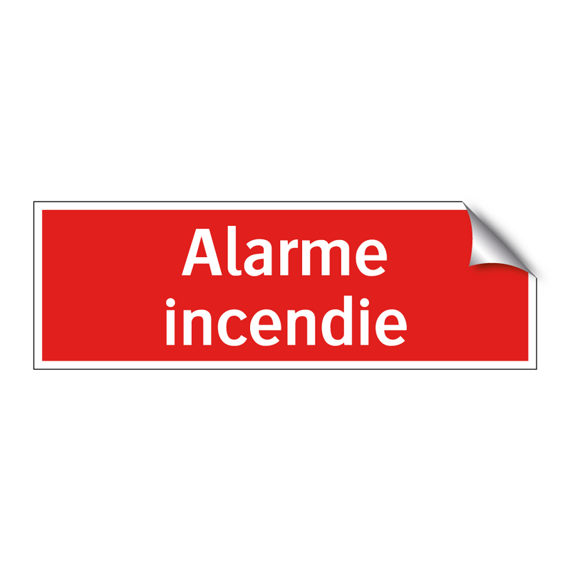 Alarme incendie