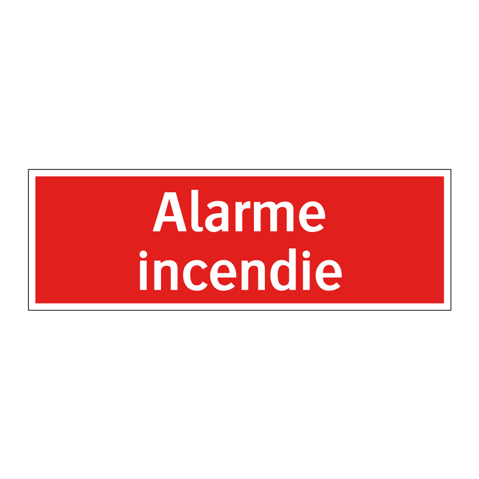 Alarme incendie