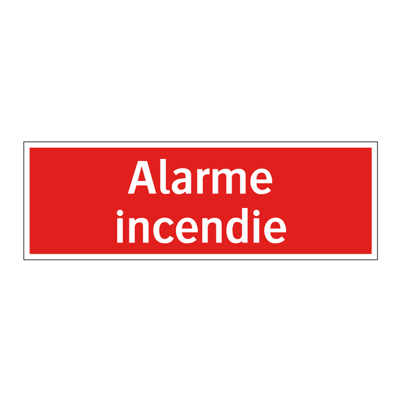 Alarme incendie