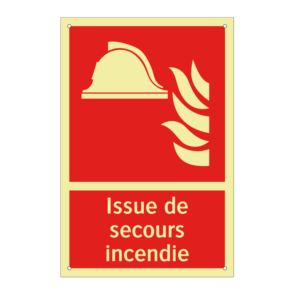 Issue de secours incendie