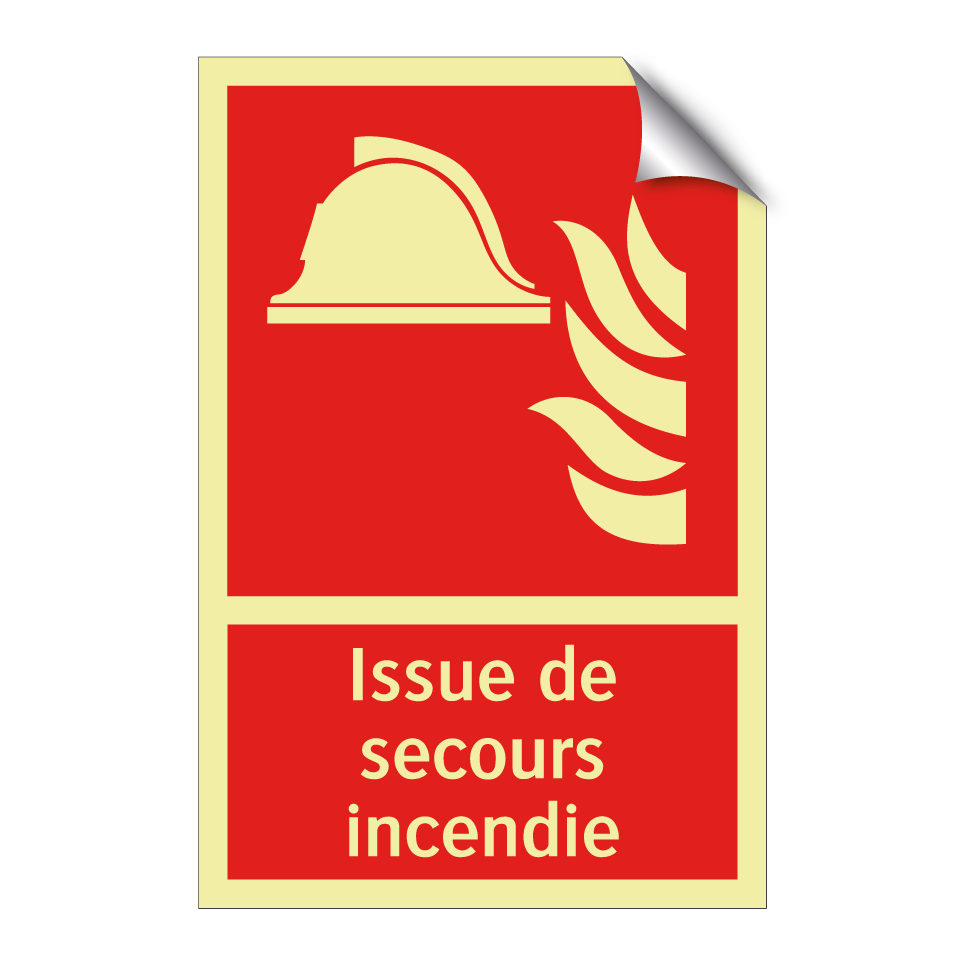 Issue de secours incendie