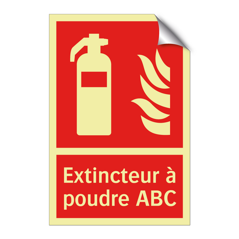 Extincteur à poudre ABC