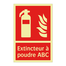 Extincteur à poudre ABC