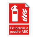 Extincteur à poudre ABC