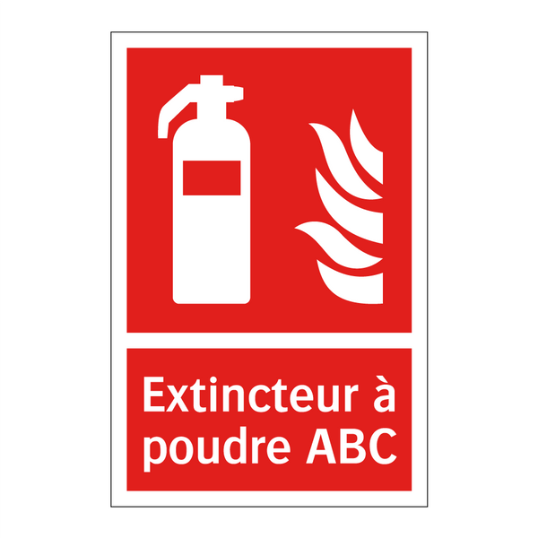 Extincteur à poudre ABC