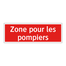 Zone pour les pompiers