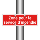 Zone pour le service d'incendie