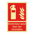 Extincteur pour tous les incendies