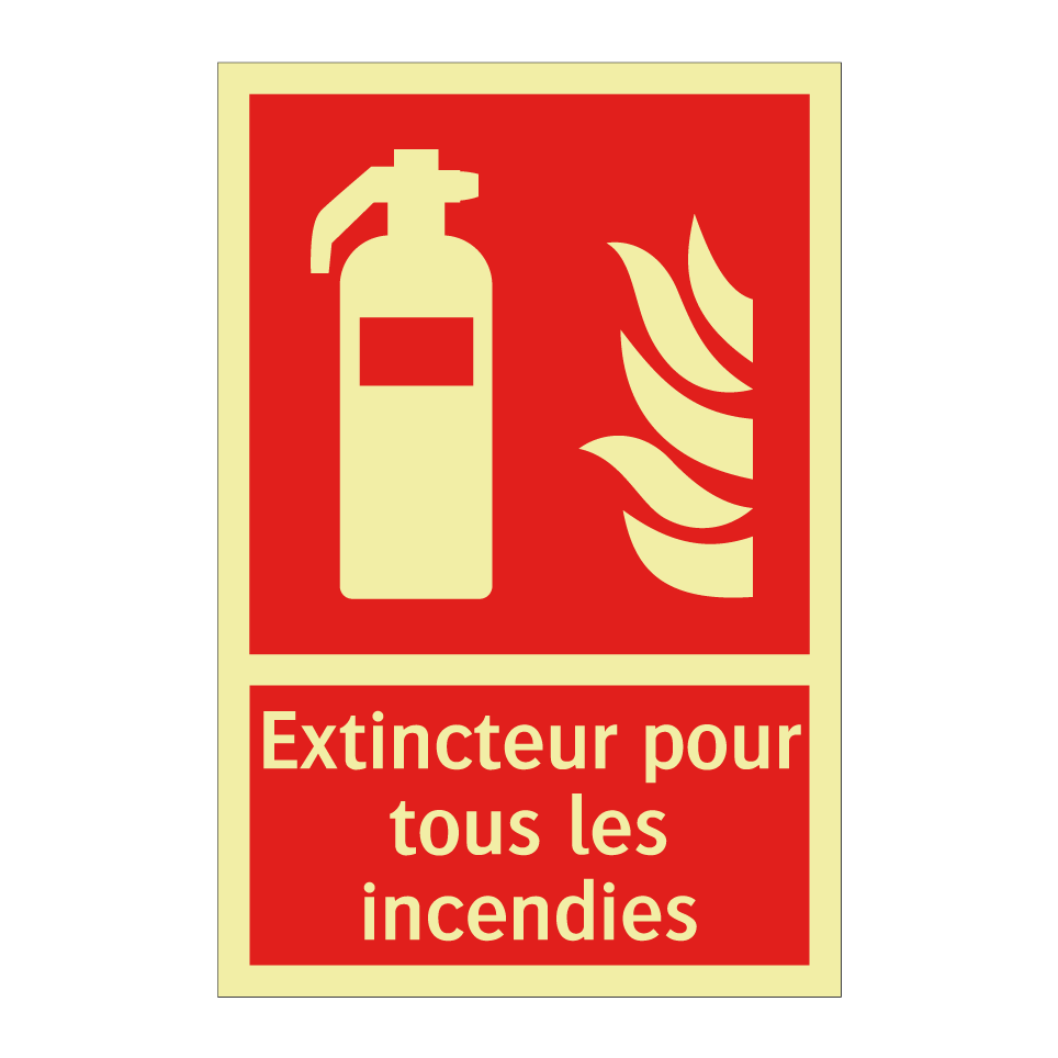 Extincteur pour tous les incendies