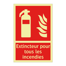 Extincteur pour tous les incendies