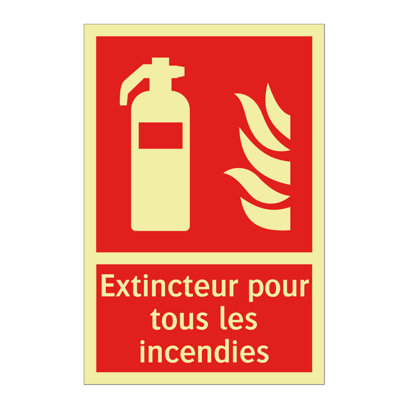 Extincteur pour tous les incendies
