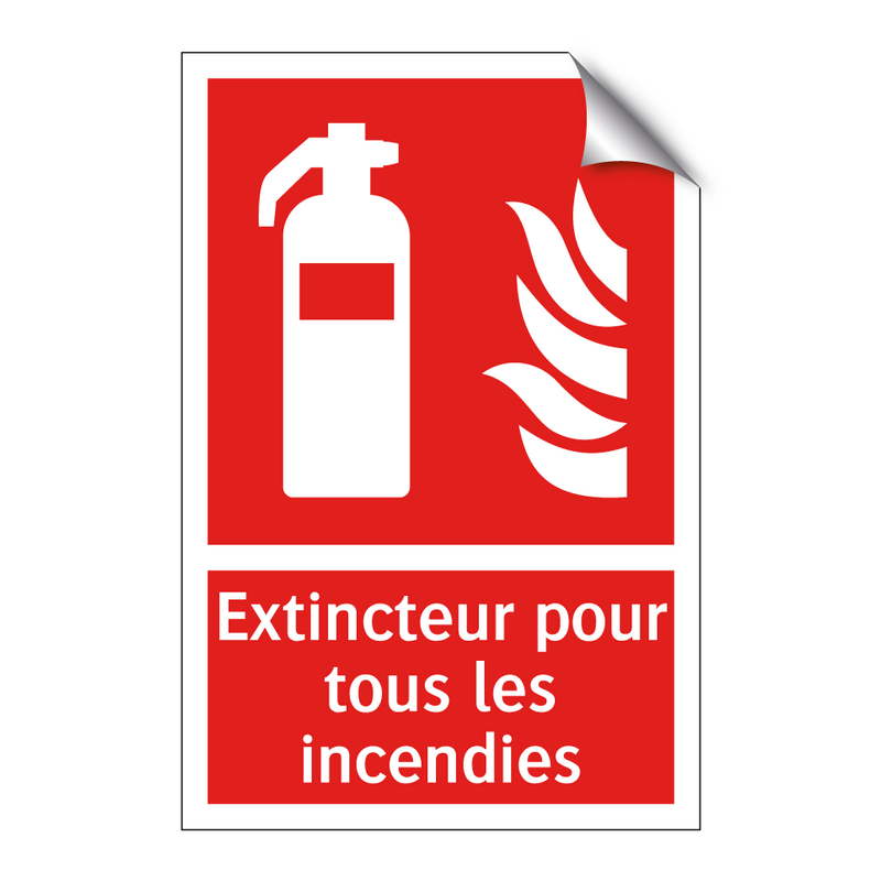 Extincteur pour tous les incendies