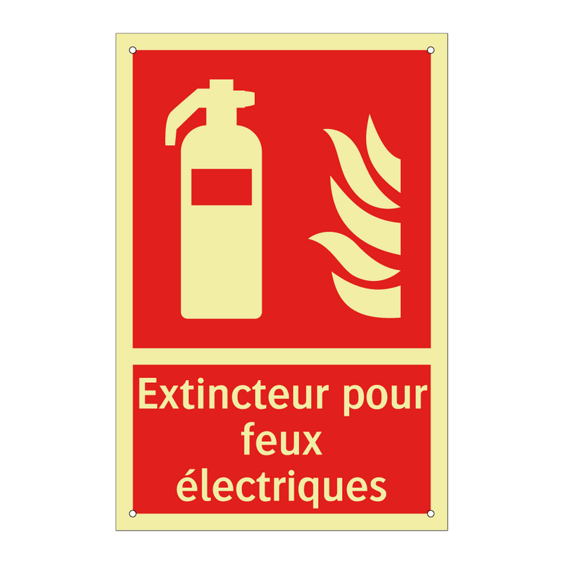 Extincteur pour feux électriques