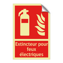 Extincteur pour feux électriques