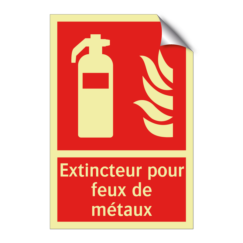 Extincteur pour feux de métaux