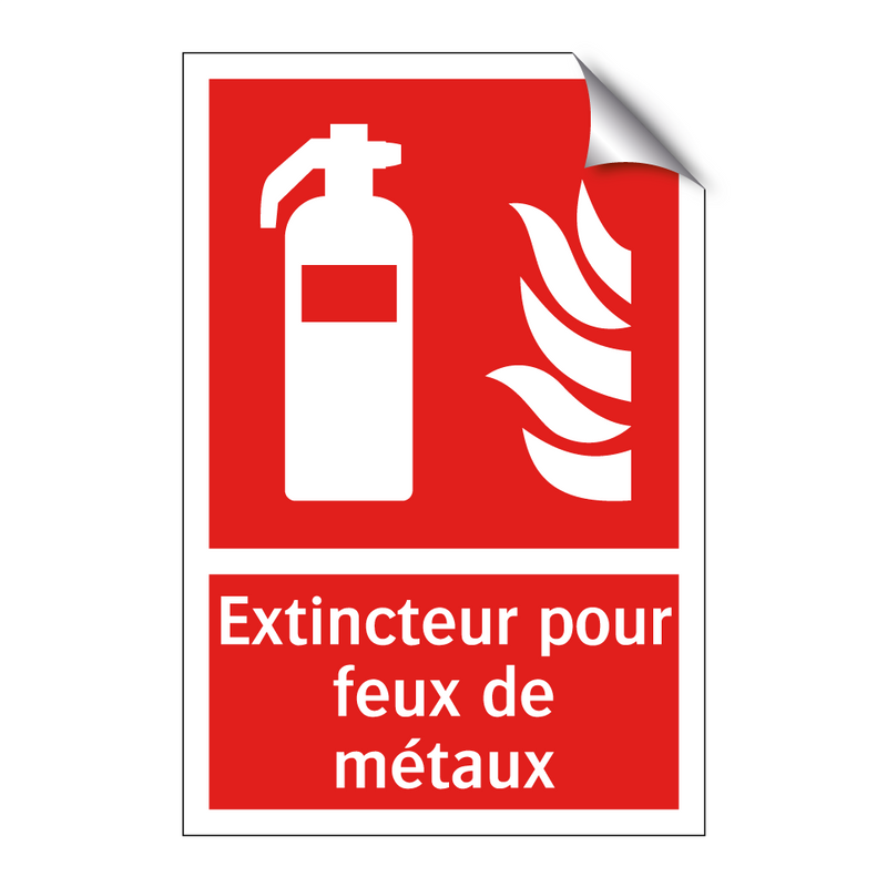 Extincteur pour feux de métaux