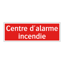 Centre d'alarme incendie